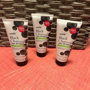 New unopened lot of 3 Epielle charcoal peel off face mask